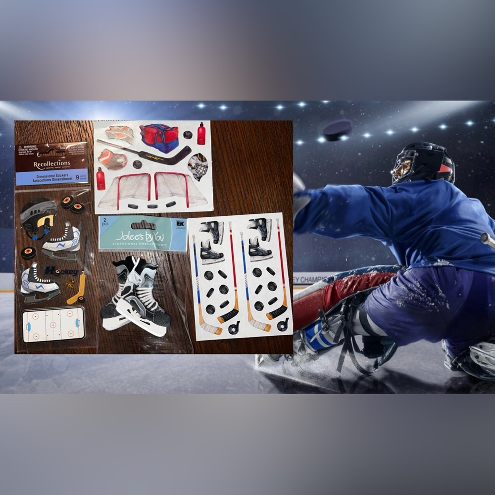 $5 🏒HOCKEY STICKER BUNDLE🏒NEW🏒$5 WHEN BUNDLED WITH 3 OR MORE ITEMS